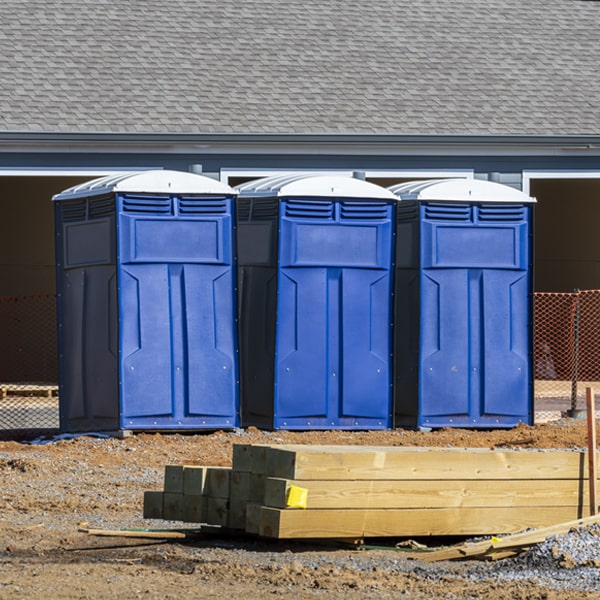 how can i report damages or issues with the porta potties during my rental period in Maynard MN